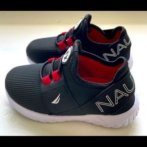 Toddler size 6 Nautica elastic sneakers
